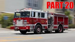 Fire Trucks and Ambulances Responding Compilation Part 20