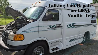 Van Repair Update.. Plus Drive & Ramble on Another VanLife Trip