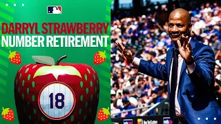 Darryl Strawberry has his number retired by the Mets! 🍓 (Full ceremony!)