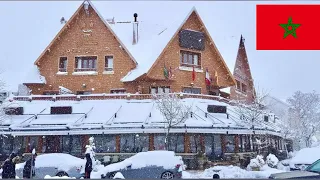 Ifrane a place with the strangest weather in Africa (Morocco)