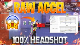 Raw Accel free fire | Only Headshot Settings PART 1
