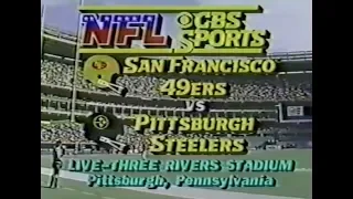 1981 Week 9 - 49ers vs. Steelers