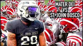 WOW ! #1 In The Nation Mater Dei vs St. John Bosco | BATTLE for Top Team in California & The Country