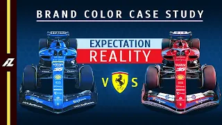 Why DID NOT FERRARI Design a Complete BLUE LIVERY? Case Study: BRAND COLOR Identity *Explained