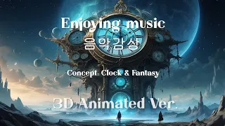 Subtitle. BGM. Healing music that feels like a fantasy world full of clocks🕰️