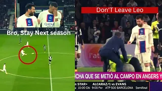 Leo Messi Crazy Assist Vs Angers | Fan Convincing Messi Not to Leave