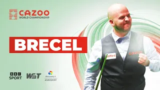 Shot Of The Tournament? Luca Brecel's Incredible Positional Shot! | 2023 Cazoo World Championship