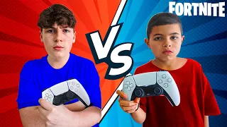 MEU IRMÃO vs MEU IRMÃOZINHO, quem ganha o x1 no Fortnite?