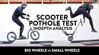 Scooter Pothole Test - Big Wheels vs Small Wheels