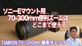 【ソニーα】TAMRON 70-300mmをチェックしてみた！軽い！安い！便利！！