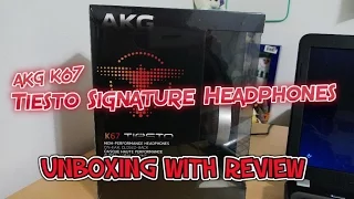 AKG K67 Tiesto Signature Headphones Unboxing