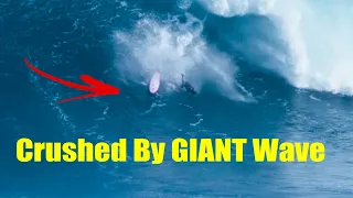 Big Wave Wipeout!! Pro surfer Adam Amin wipes out on a 50 foot wave day!!! Jaws Maui Hawaii 2020