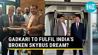 Nitin Gadkari Tests Skybus In Sharjah; Delhi, Bengaluru, Pune To Get Suspended Rail System Soon?