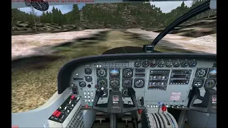 Landing in a dangerous airfield in Idaho with Cessna Grand Caravan | FSX Ultra Realism