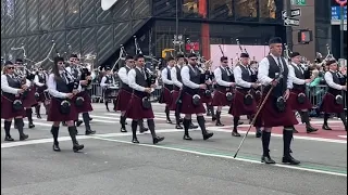 The Bagpipes and Bands of the 2024 NYC St. Patrick’s Day Parade. 3/16/24