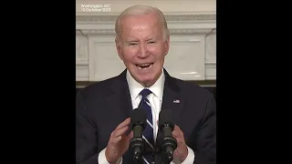 'Don't.' 'Don't take advantage of' Palestinian-Israeli situation. Biden warns