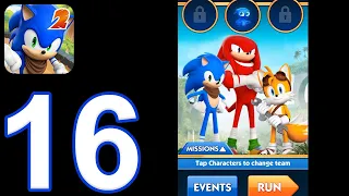 Sonic Dash 2: Sonic Boom - Gameplay Walkthrough Part 16 - Level 15-16 (iOS, Android)