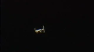 International Space Station passing over Kennedy Space Center