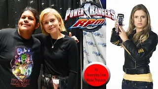 Steven meets Rose McIver *Yellow RPM Ranger!!!