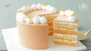 기분까지 좋아지는 과즙팡팡!🍊 오렌지 케이크 * 스위스 머랭 버터크림 : Orange Cake * Swiss Meringue Buttercream | Cooking tree