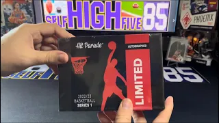First look! NEW 2022/23 Hit Parade Basketball Limited Autograph!! Just released