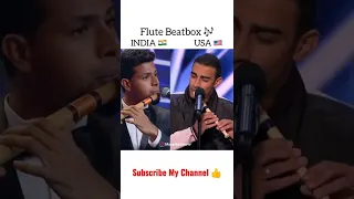 flute Music 🎼 INDIA 🇮🇳 v/s USA 🇺🇲 #flute #india #agt