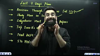 🚀Boost 400 Marks in 7 Days🔥| NEET 2024 | Wassim Bhat