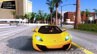 McLaren MP4-12C Spider FBI - GTA San Andreas 2160p / 🔥 4K / 60FPS 🔥 _REVIEW