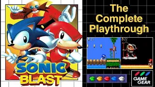 Sonic Blast (Game Gear) The Complete Playthrough - All Chaos Emeralds, No Deaths - 1080p/60FPS