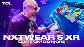 TCL NXTWEAR S XR Glasses - A TCL TV In Your Pocket For Movies, Gaming, DEX, iPhone