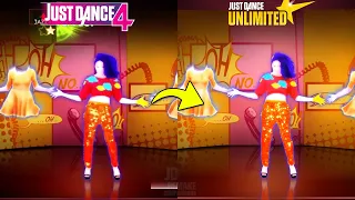 JUST DANCE COMPARISON - OH NO! | JD4 x JDU