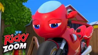 Ramp It Up ⚡️False Alarm ⚡️ Motorcycle Cartoon | Ricky Zoom