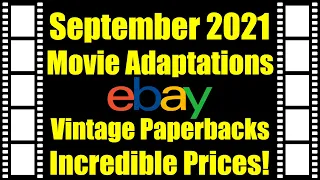 Incredible - eBay - Vintage Paperback Prices - Movie Tie-In Special - September 2021!