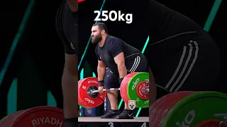 Simon Martirosyan 🇦🇲 250kg / 551lbs C&J 🥈! #cleanandjerk #weightlifting #slowmotion
