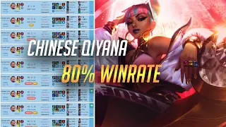 THE 1800 LP CHINESE QIYANA Unranked to Diamond with 80% Winrate in Korean Server???