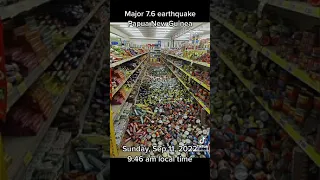 Breaking 7.6 Earthquake Hits New Guinea #shorts #tiktok #101