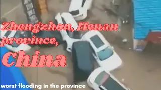 Zhengzhou, Henan province, China one of the most worst flooding this year