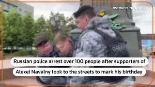 Over 100 Alexei Navalny supporters arrested across Russia