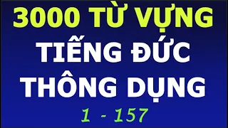 3000 TỪ VỰNG TIẾNG ĐỨC THÔNG DỤNG 1 ~157