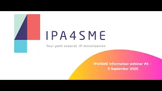 IPA4SME information webinar #5 – 9 September 2020