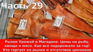 Рынок Урожай в Магадане. Цены, как все подорожало за год, кто торгует на рынке,отсутствие ценников.