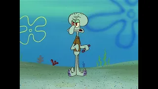 Squidward does the bubble blowing technique - Spongebob Squarepants
