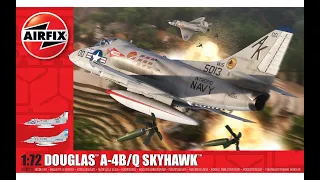 Airfix : A-4 B/Q Skyhawk : 1/72 Scale Model : In Box Review