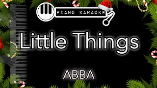 Little Things - ABBA - Piano Karaoke Instrumental