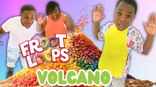 DIY Froot Loop Volcano Experiment - How to Make It!