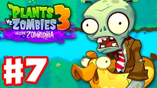 Plants vs. Zombies 3: Welcome to Zomburbia - Gameplay Walkthrough Part 7 - Ducky Tube Zombies!