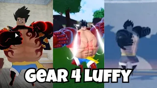 Gear 4 Luffy In Every One Piece Game..