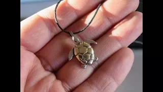 I made a Sea Turtle from Australian coins