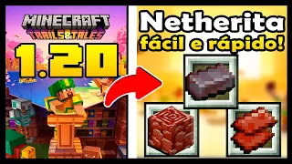 COMO ENCONTRAR A NETHERITA DE FORMA FÁCIL NA ATUALIZAÇÃO DO MINECRAFT 1.20