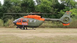 Airbus H145M SN.20308 77+03 walk around and departure on the 2. October 2021